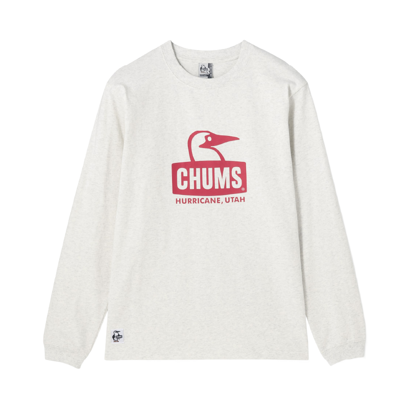 BOOBY FACE BRUSHED L_S T-SHIRT